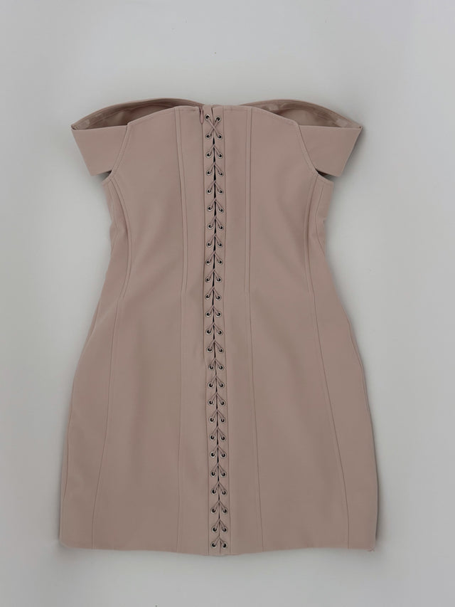 OBSCURA Blush Corset Silhouette Mini Dress